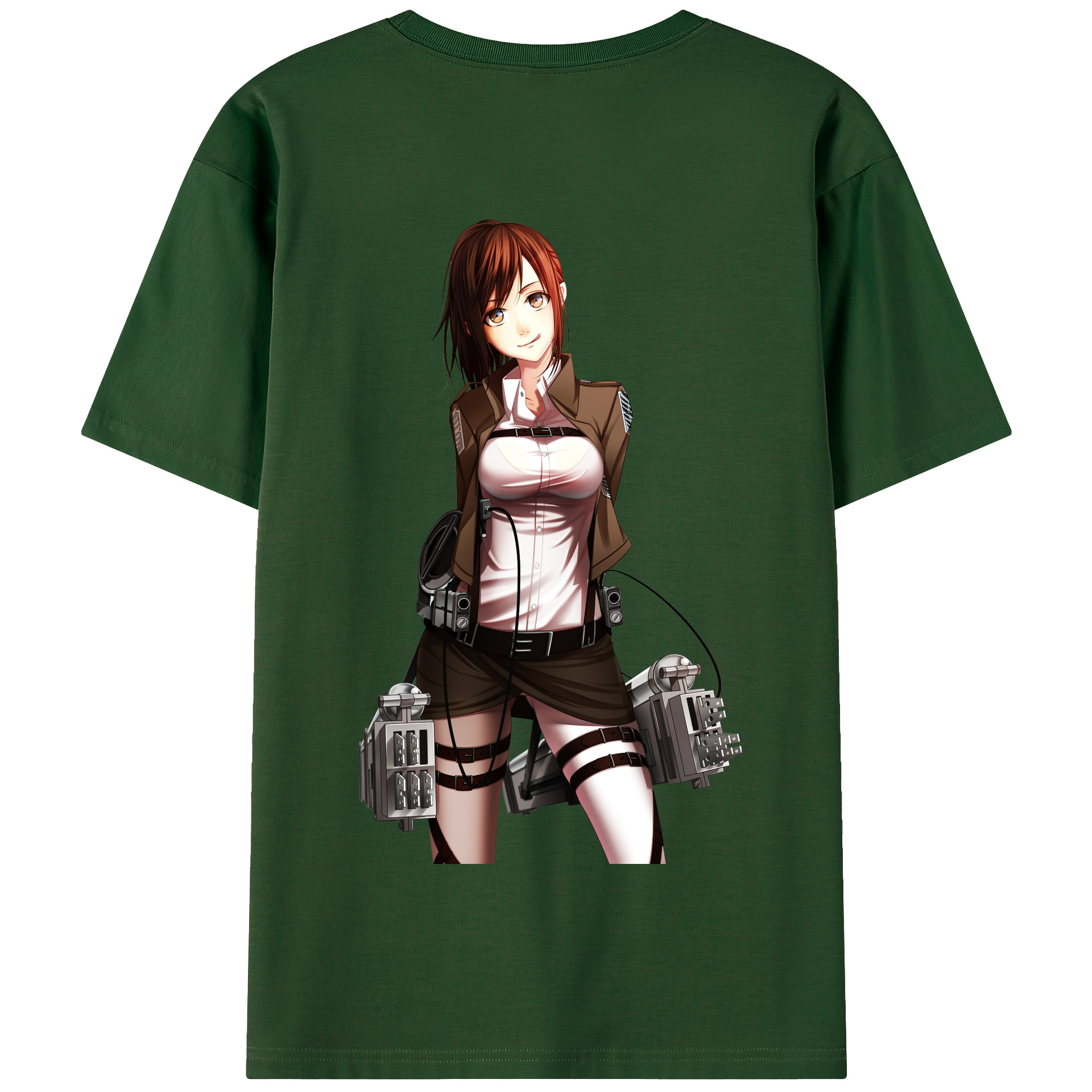 （画像用） 進撃の巨人 サシャ·ブラウス Attack on Titan Sasha Blaus 綿100％半袖Tシャツ（背面プリント）